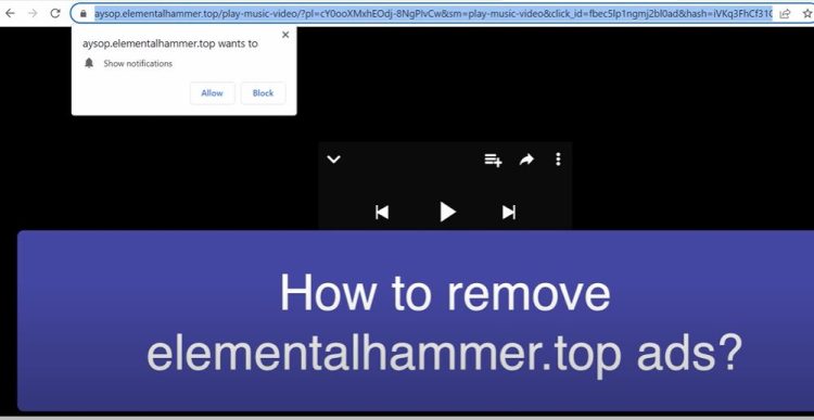 Elementalhammer.top Pop-Up Ads