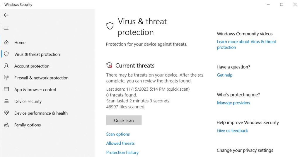 Windows Security scan to get rid of MEMZ trojan