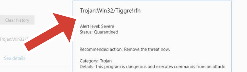 Remove Trojan:Win32/Tiggre!rfn