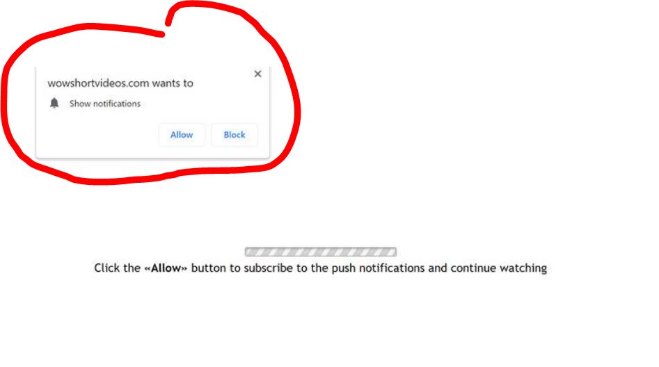 WowShortVideos Pop-up Virus