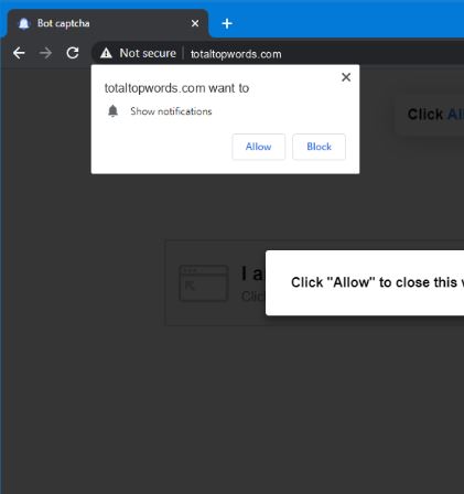 How to Remove Totaltopwords Pop-up Ads