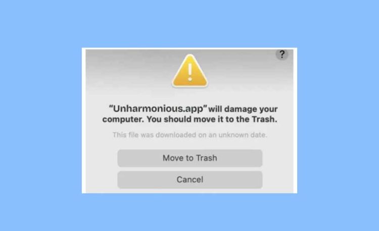 how you can remove unharmonius virus